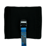 Laden Sie das Bild in den Galerie-Viewer, Beschichteter Spanngurt mit ummanteltem Klemmschloss blau Spanngurt ShredRack