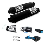 Laden Sie das Bild in den Galerie-Viewer, Dachträger ShredRack Mini Dachgepäckträger ShredRack 4 x beschichtete Spanngurte mit Kratzschutz