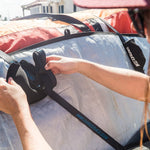 Laden Sie das Bild in den Galerie-Viewer, Spanngurt mit ummanteltem Klemmschloss schwarz Spanngurt ShredRack